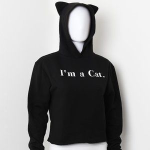I'm a Cat Costume Hoodie XS